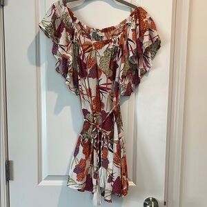 ⭐️Rachel Zoe boho flowered dress